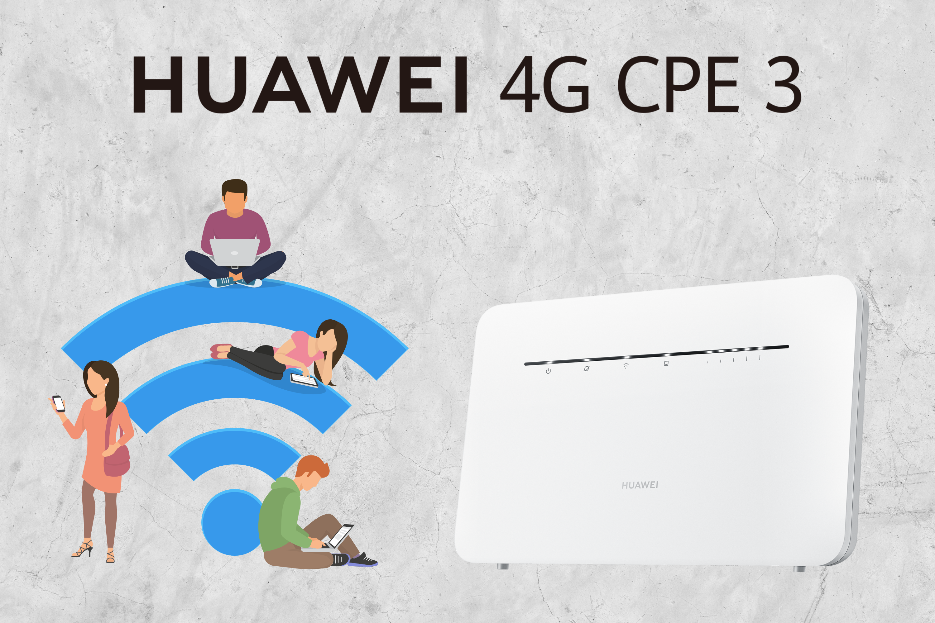【花粉小教室】HUAWEI 4G CPE 3 路由器，讓網路安裝更簡單，一台設備就搞定